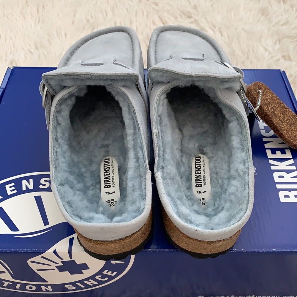 birkenstock buckley genuine shearling mule - Picture 7 of 14